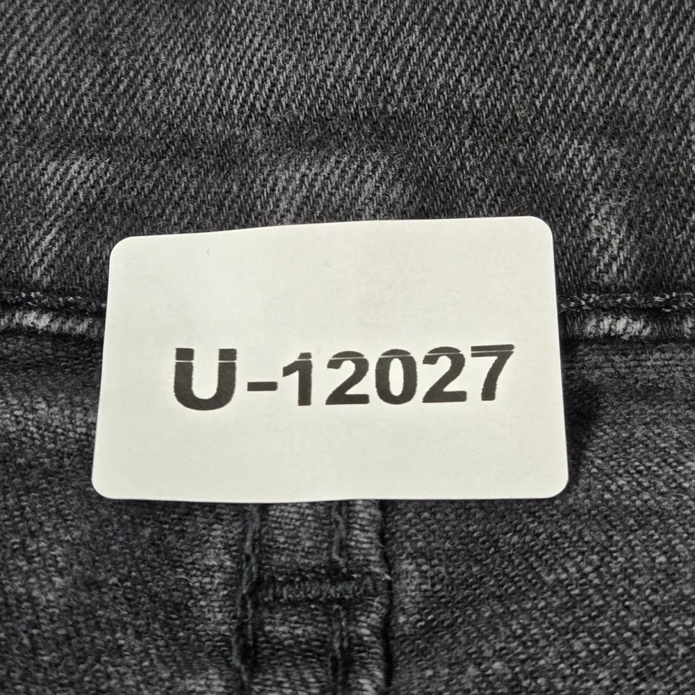 Levi's 502 Men Jeans 33X32 Black Denim Taper Fit Button 29